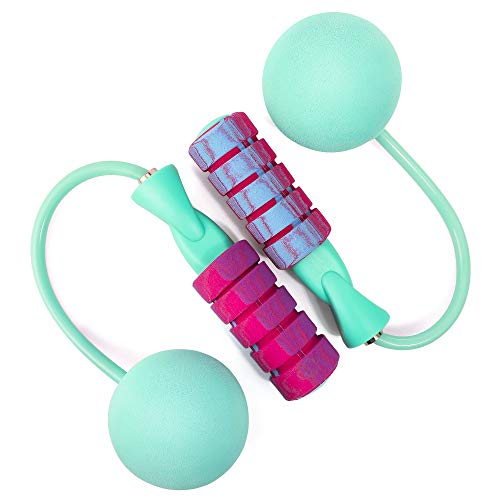 Jump Rope, Weighted Ropeless Skipping Rope for Fitness, Tangle-Free Rapid Speed Cordless Jump Rope Workout for Men, Women, Children…