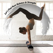 Yes4All High-Density EPP Half Round Back Roller Foam, Exercise Foam Roller for Yoga, Pilates & Stretching - 12, 18, 24, 36 inch