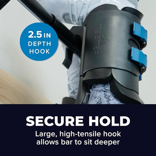 TEETER EZ-Up Inversion & Chin-Up System - Doorway Pull-up Workout Bar and Gravity Boots for Fitness, Stretching, and Back Pain Relief