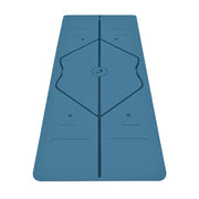 Liforme Original Yoga Mat – Free Yoga Bag Included - Patented Alignment System, Warrior-like Grip, Non-slip, Eco-friendly, sweat-resistant, long, wide, 4.2mm thick mat for comfort