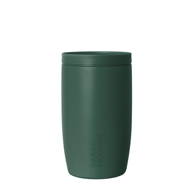Simple Modern Travel Coffee Mug Tumbler with 360° Lid | Ceramic-Lined Insulated Stainless Steel Cold Brew Iced Coffee Cup | Gifts for Women Men Her Him | Voyager Signature | 16oz | Sea Glass Sage
