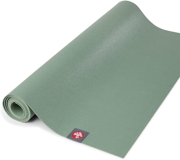 Manduka eKO SuperLite Yoga Mat - 1.5mm Natural Rubber | Foldable & Travel Friendly | Soft Textured Surface | Eco-friendly