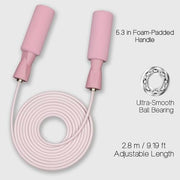 Jump Rope for Fitness Adjustable Rope for Men, Women, and Kids Ideal for Cardio and Training Workouts