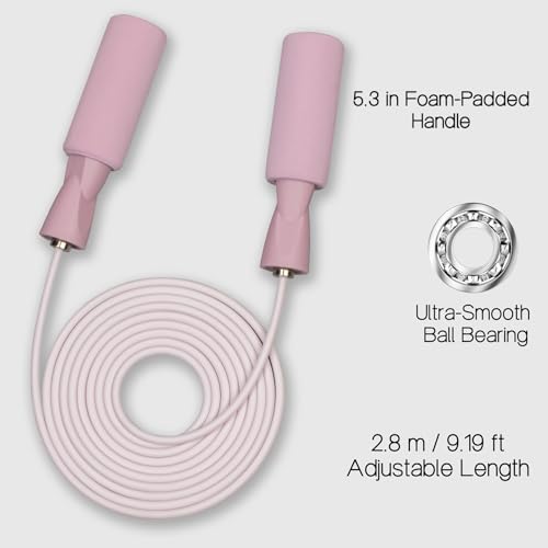 Jump Rope for Fitness Adjustable Rope for Men, Women, and Kids Ideal for Cardio and Training Workouts