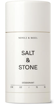SALT & STONE Aluminum Free Deodorant | Extra Strength 48 Hour Protection for Women & Men | Made with Seaweed Extracts, Shea Butter & Prebiotics (Bergamot & Hinoki)
