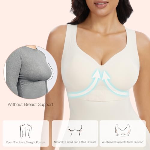 Slimers Posture Corrector Shapewear Bodysuit : Back Brace Shapewear Tummy Control - Upper Back Posture Bra Body Shaper