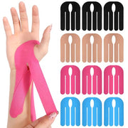 Precut Wrist Tape 12-Pack - Athletic Sports Tape for Baseball, Soccer & Bowling | Elastic Muscle Support Tape for Carpal Tunnel, Tendon Relief & Physical Therapy