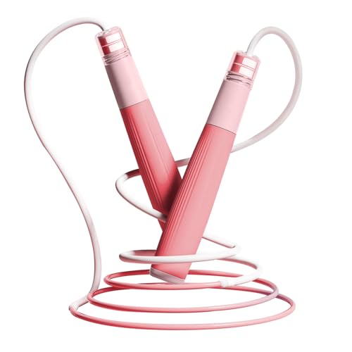 jump rope for kids women and men,Lightweight jump rope with double ball bearing system, Adjustable Tangle-Free Fitness Skipping Ropes with Silicone Comfortable Grips