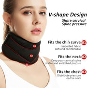 KKINYAS Neck Support for Snoring，Breathable Anti-Snoring Neck Brace，Adjustable Soft Foam Support – Perfect for Sleep, Home, Travel & Office (Men & Women)