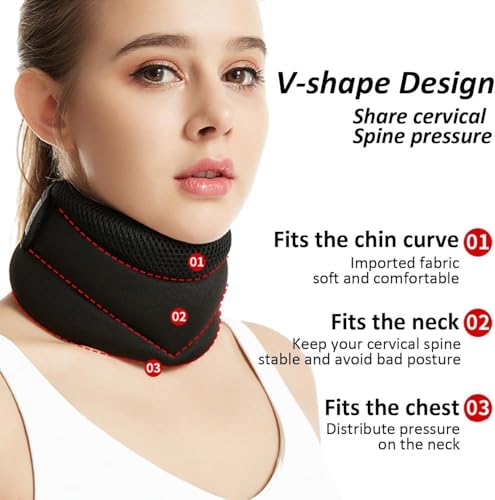 KKINYAS Neck Support for Snoring，Breathable Anti-Snoring Neck Brace，Adjustable Soft Foam Support – Perfect for Sleep, Home, Travel & Office (Men & Women)
