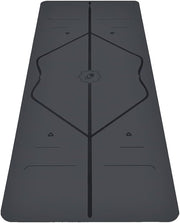 Liforme Original Yoga Mat – Free Yoga Bag Included - Patented Alignment System, Warrior-like Grip, Non-slip, Eco-friendly, sweat-resistant, long, wide, 4.2mm thick mat for comfort