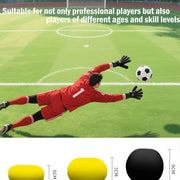 Pro GK Single Line Deflector Soccer Goalkeeper Trainer 9ft Goalkeeper Deflection Equipment Soccer Training Equipment for Reflex & Agility Training with 25 pcs Soccer Cones, 2 pcs Water Bags