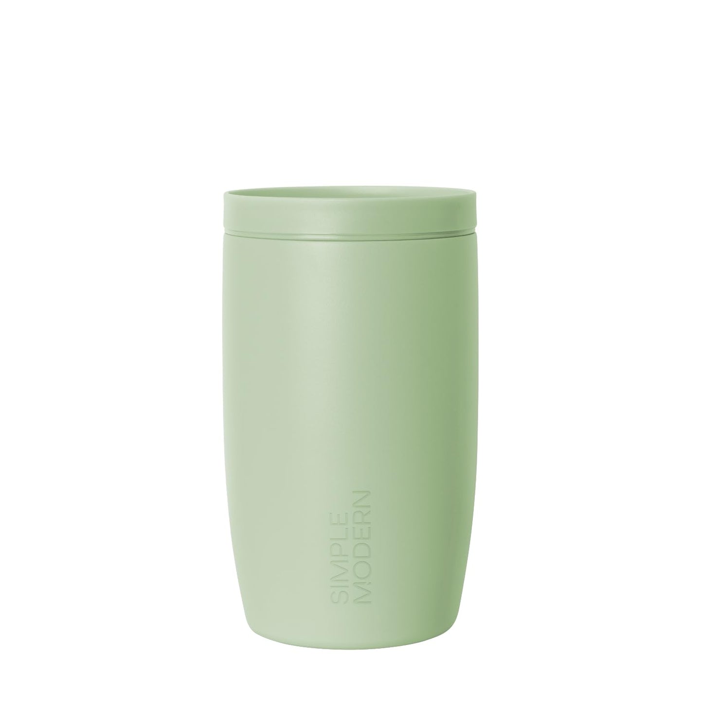 Simple Modern Travel Coffee Mug Tumbler with 360° Lid | Ceramic-Lined Insulated Stainless Steel Cold Brew Iced Coffee Cup | Gifts for Women Men Her Him | Voyager Signature | 16oz | Sea Glass Sage