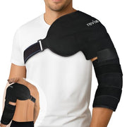 REVIX Arm Ice Pack Wrap for Pitchers – Shoulder and Elbow Ice Pack Reusable Cold Therapy Wrap for Baseball Pitcher Arm Recovery, Adjustable Compression Sleeve for Post-Workout Muscle Relief