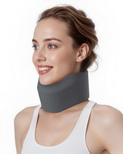 Neck Brace for Sleeping, For Relief Neck Pain and Provide Support Soft Cervical Collar, Neck Support Keep Vertebrae Stable & Aligned Relief of Cervical Spine Pressure Gray (Medium Size)
