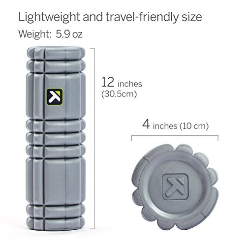 TriggerPoint CORE Foam Massage Roller with Softer Compression for Exercise, Deep Tissue and Muscle Recovery - Relieves Muscle Pain & Tightness, Improves Mobility & Circulation (12'', 18'', 36'')