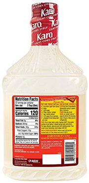 Karo Light Corn Syrup with Real Vanilla, 32 Ounce Bottle with Karo Measuring Spoon