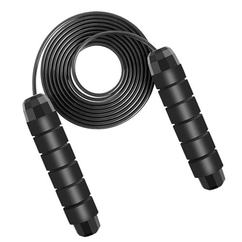 Jump Rope, Adjustable Jump Ropes for Fitness for Women Men and Kids Tangle-Free Rapid Speed Jumping Rope Cable with Ball Bearings Exercise&Slim Body at Home School Gym