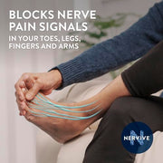 Nervive Nerve Care, Pain Relieving Large Spray, Max Strength No-Mess Topical Pain Reliever with Lidocaine and Menthol for Toes, Feet, Fingers, Hands, Legs & Arms, 4.5oz