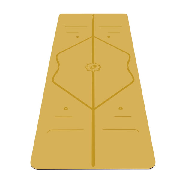 Liforme Original Yoga Mat – Free Yoga Bag Included - Patented Alignment System, Warrior-like Grip, Non-slip, Eco-friendly, sweat-resistant, long, wide, 4.2mm thick mat for comfort