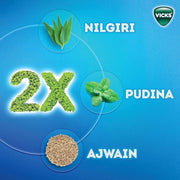 VapoRub Xtra Strong Soothing Vapour Ointment Suitable for Adults and Children Above 6 Years Old (50 ml - 1.7 oz) + V4L 125 Sheets multifold Paper Napkin Free