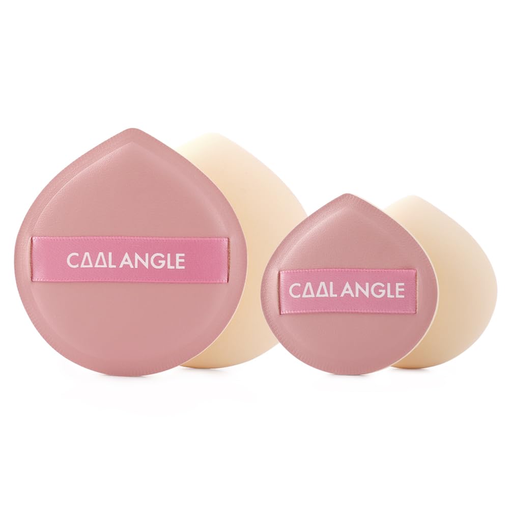 5Pcs Makeup Sponge For Foundation Concealer And Powder, Latex Free Blender Sponge For Natural And Easy Makeup Soft Long-lasting And Beginner-friendly, Green, Medium