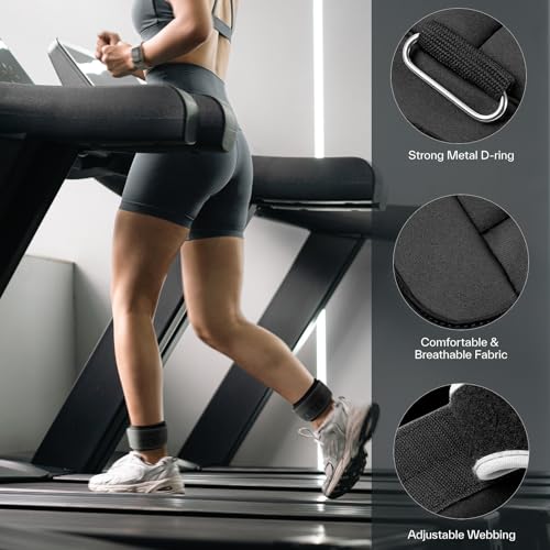 Sportneer Ankle Weights 0.5/1/2/3/5 LBS 1 Pair Wrist Leg Arm Weights for Women Men Kids Child with Adjustable Straps, Strength Weighted for Jogging Running Walking Fitness Gym Workout