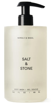 Salt & Stone Body Wash with Antioxidants for Deep Moisture | For Women & Men, Sulfate, Paraben, & Dye Free, Leaving Skin Soft and Hydrated - 15.2 fl oz