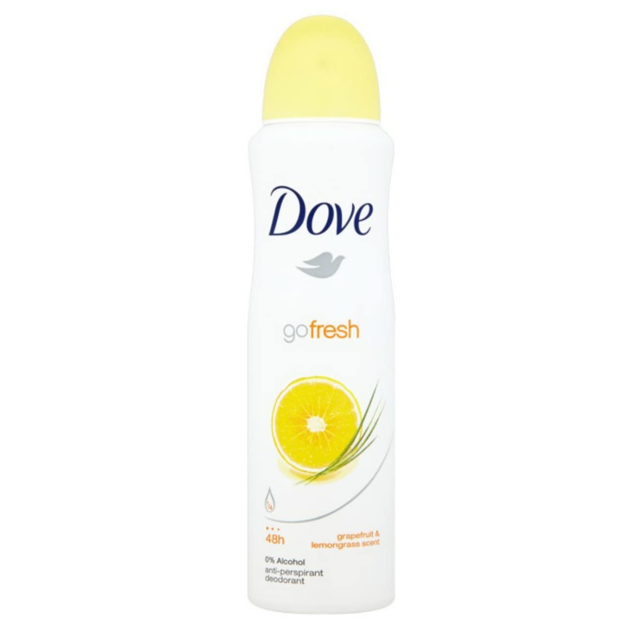 Dove Antiperspirant Spray, International Version, 150 ml (Pack of 10)