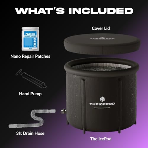 The Ice Pod – Portable Ice Bath for Recovery & Wellness – Collapsible Design with Thermal Lid – For Athletes & Everyday Cold Plungers - The Pod Company