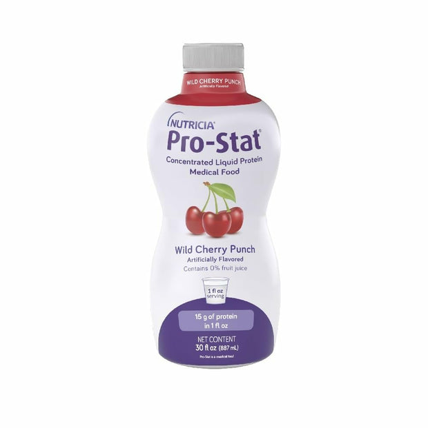 Pro-Stat Concentrated Liquid Protein Medical Food - Wild Cherry Punch, 30 Fl Oz Bottle