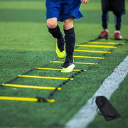 1/2/4 Pack 12 Rungs Agility Ladder Set, Training Ladder with Steel Stakes and Carry Bag for Soccer, Speed Fitness Feet Training