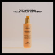 Wakse Mango Magic Hair Dissolving Cream - Painless Hair Removal Cream for Face & Body, 6.7 oz, Mango Scented