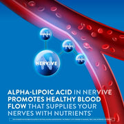 Nervive Advanced Nerve Relief + Mobility, with Alpha Lipoic Acid to Help Reduce Nerve Aches, Weakness, & Discomfort*† and Boswellia to Promote Mobility*, Vitamins B12,B6,B1, 30 Tablets