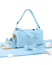 Small Gym Bag for Women with Shoes Compartment, Stylish Duffle Travel Bag for Plane, Lightweight Duffle Bag for Women & Men, Sport Gym Tote Bag with Wet Pocket for Yoga, Pilates, Swimming