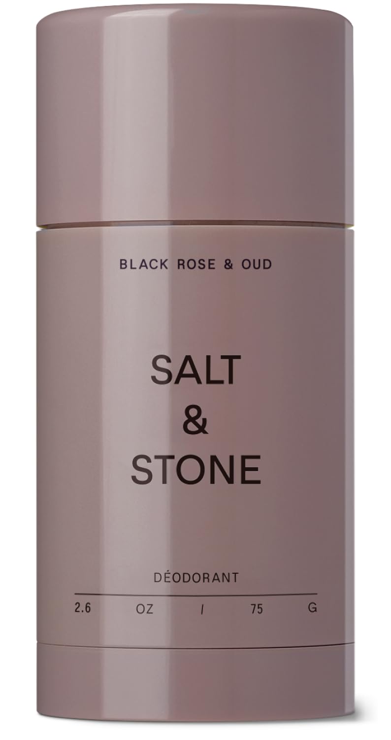 SALT & STONE Aluminum Free Deodorant | Extra Strength 48 Hour Protection for Women & Men | Made with Seaweed Extracts, Shea Butter & Prebiotics (Bergamot & Hinoki)
