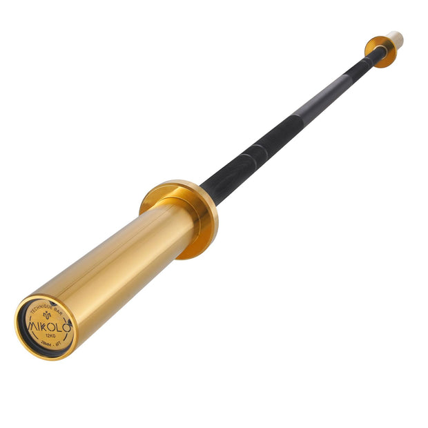 Mikolo 7ft Olympic Barbell, Barbell for Weightlifting and Powerlifting 45lb, Olympic Bar for 1500lbs Capacity, Weight Bar Fit 2” Standard Weights