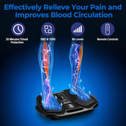 NURSAL TENS EMS Foot Massager for Neuropathy, Foot Nerve Muscle Stimulator Pro, Circulation and Body Pain Relief with TENS Unit Muscle Stimulator Pads, Electric Feet Legs Blood Circulation Machine