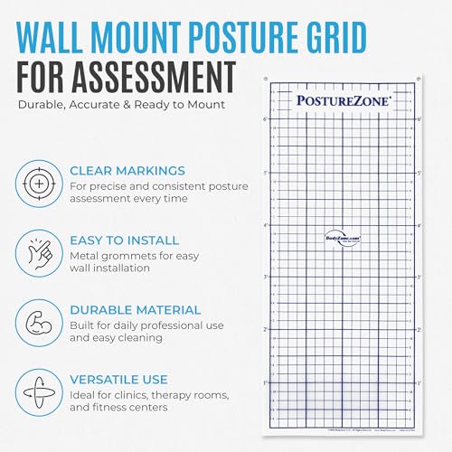 Posture Grid for Posture Assessment - Wall Mount with 90 min Online Pro Course