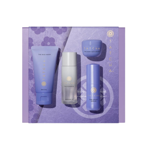 Tatcha The Starter Ritual Set - Ultra Hydrating for Dry Skin | 2 Week Introductory Set | $98 Value