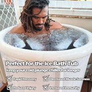 XANGNIER Extra Large Ice Block Mold,4 Pack 9.4lbs Ice Cubes for Cold Plunge or Coolers,Reusable Silicone Ice Molds for Ice Bath Chiller,Big Ice Tray