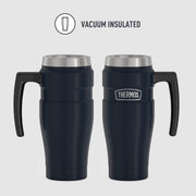 THERMOS Stainless King Vacuum-Insulated Travel Mug, 16 Ounce, Matte Stainless Steel