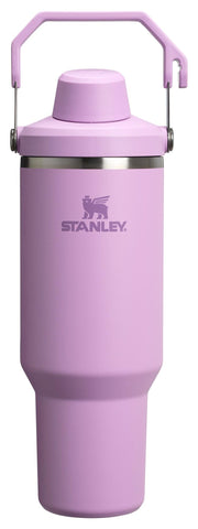 Stanley IceFlow 2.0 Fast Flow Tumbler with Handle 40 oz | Twist On Angled Spout Lid | Leakproof Water Bottle | Insulated Stainless Steel | BPA-Free | Rose Quartz