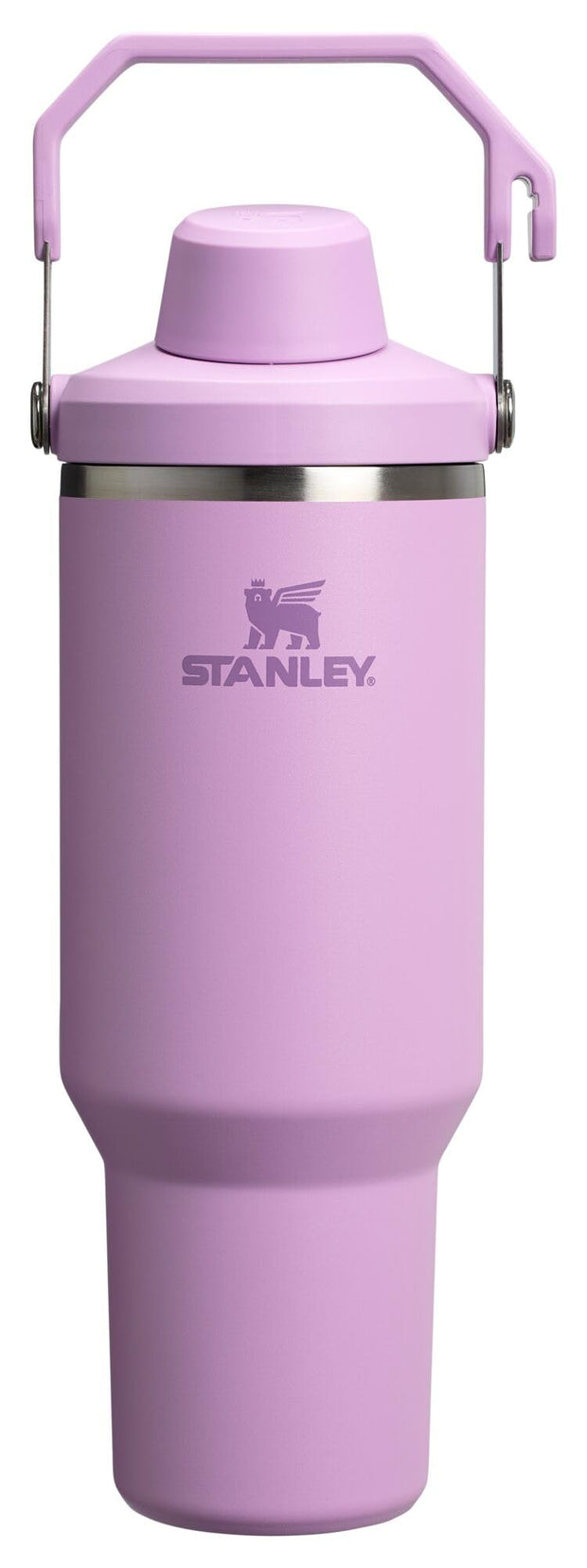 Stanley IceFlow 2.0 Fast Flow Tumbler with Handle 40 oz | Twist On Angled Spout Lid | Leakproof Water Bottle | Insulated Stainless Steel | BPA-Free | Rose Quartz