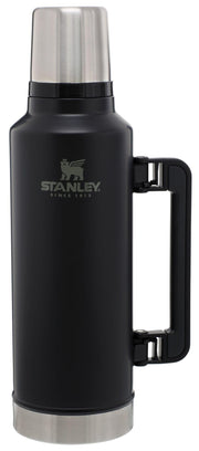 Stanley Classic Legendary Vacuum Bottle 2.0 qt | Wide Mouth with Leakproof Cup Lid | Keep Drinks Hot or Cold | Packable for Travel | Insulated Stainless Steel Thermos | BPA-Free | Hammertone Green