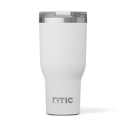 RTIC 30oz Essential Tumbler with Lid, Insulated, Stainless Steel, Metal, Double Wall Vacuum-Insulation, Ceramic Lined, Travel Cup for Iced Coffee, Tea, Hot and Cold Drink, Graphite