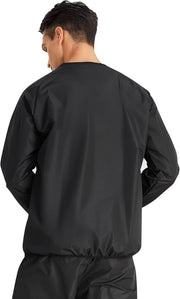 Sauna Suit for Men Heats Sauna Sweat Shirt Non Rip Boxing Sweat Suits Weight Loss Gym Tops Sauna Pants