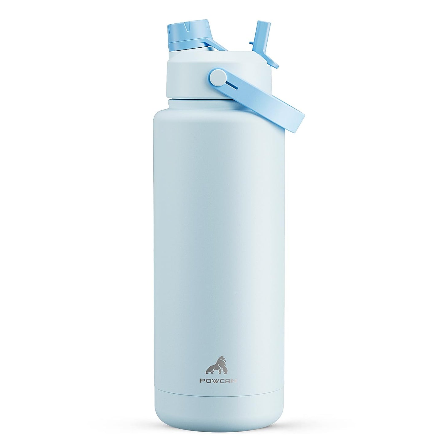 26 oz Insulated Water Bottle with 2-in-1 Straw and Spout Lid, Keep Cold 24H, Leak-Proof, Fits in Car Cup Holder, Stainless Steel Water Bottle for Sports, Travel, and School (Cotton Candy)