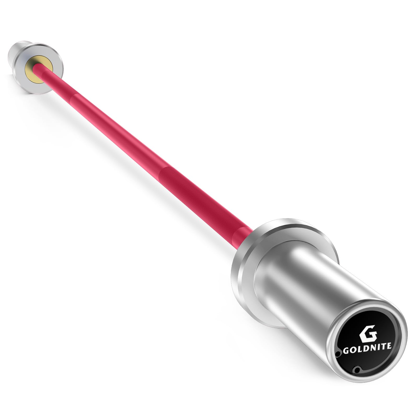 5.5LB Mini Barbell Bar 4Ft for Beginners Women & Kids-100LB Capacity Lightweight Weightlifting Bar- Multi-Color for 2-Inch Weight Plates Total Body Workout Strength Training Home Gym