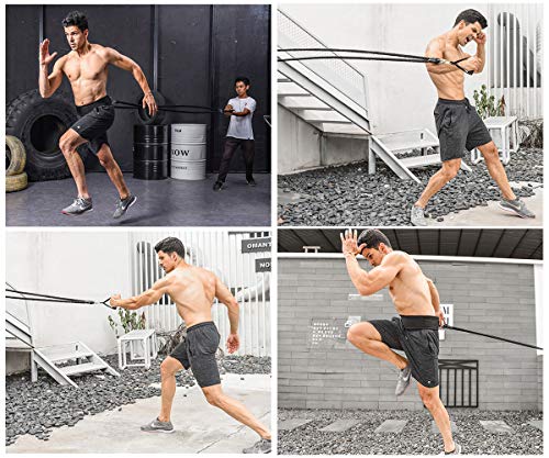 YNXing Resistance Training Rope Explosive Force Bounce Physical Training Resistance Rope Improving Speed, Stamina and Strength